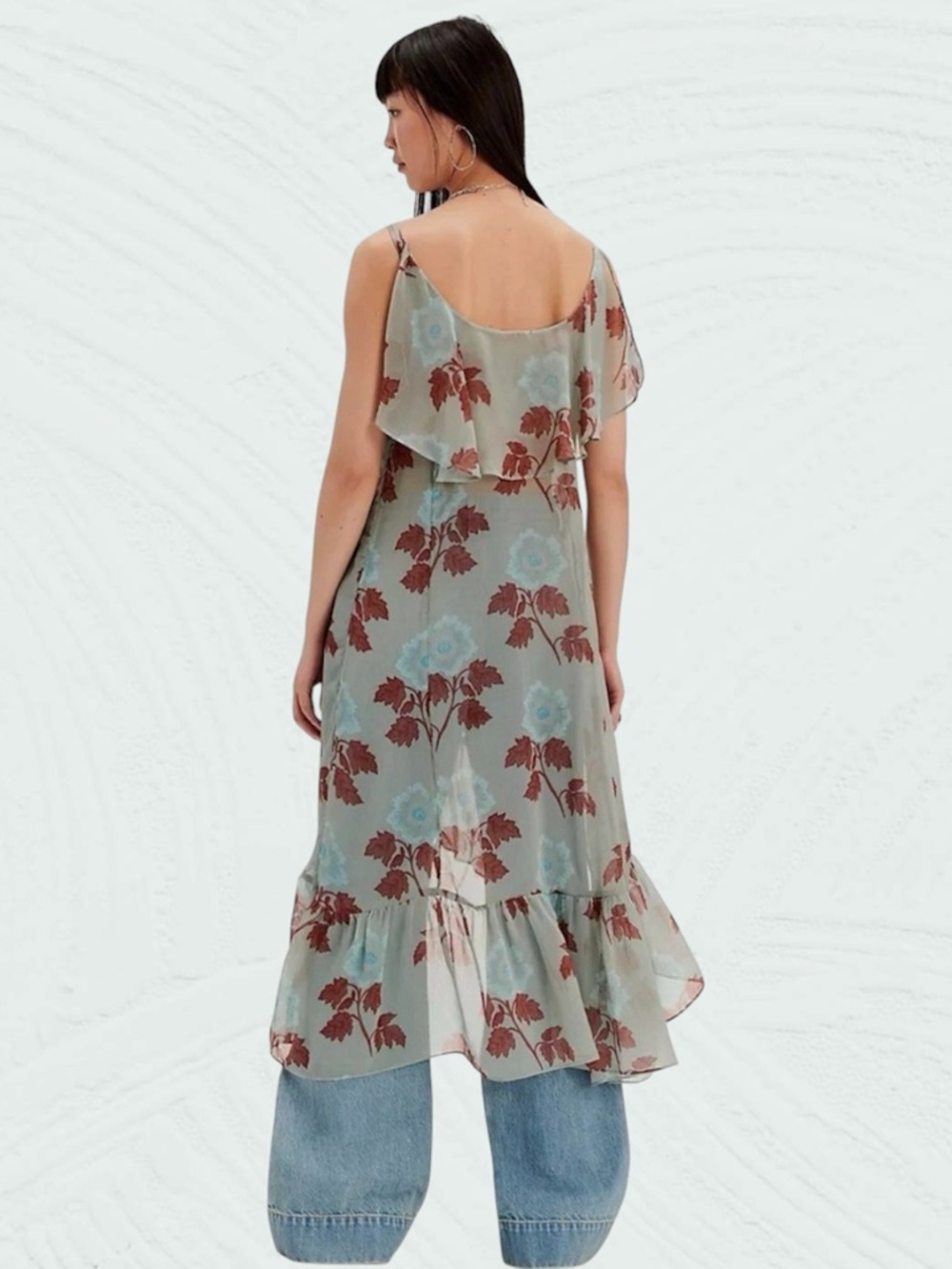 New Free People Sunfaded Maxi Top - Picture 3 of 12